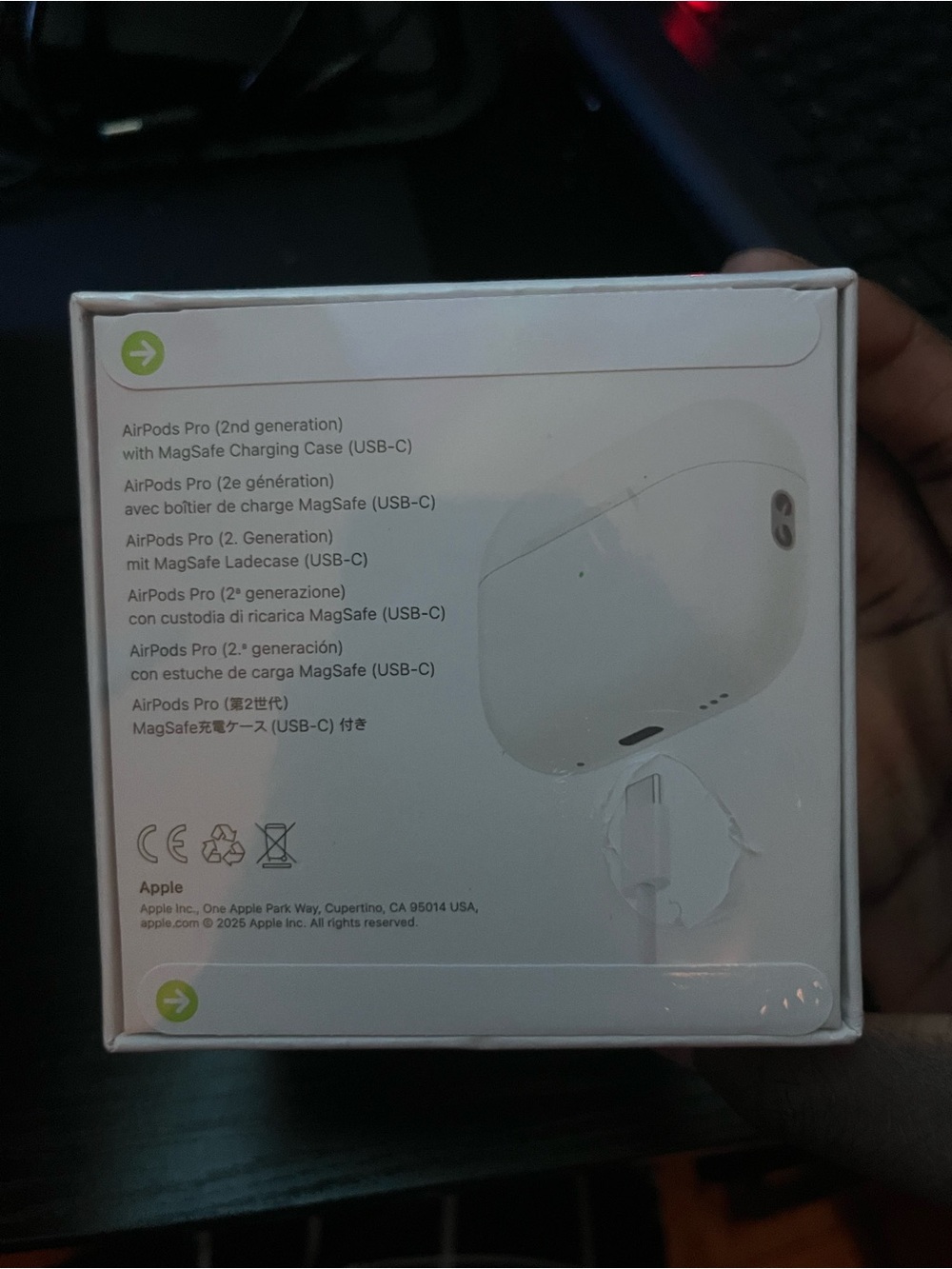 Apple AirPods Pro (2nd Generation) USB-C | Brand New Sealed - Picture 3 of 4